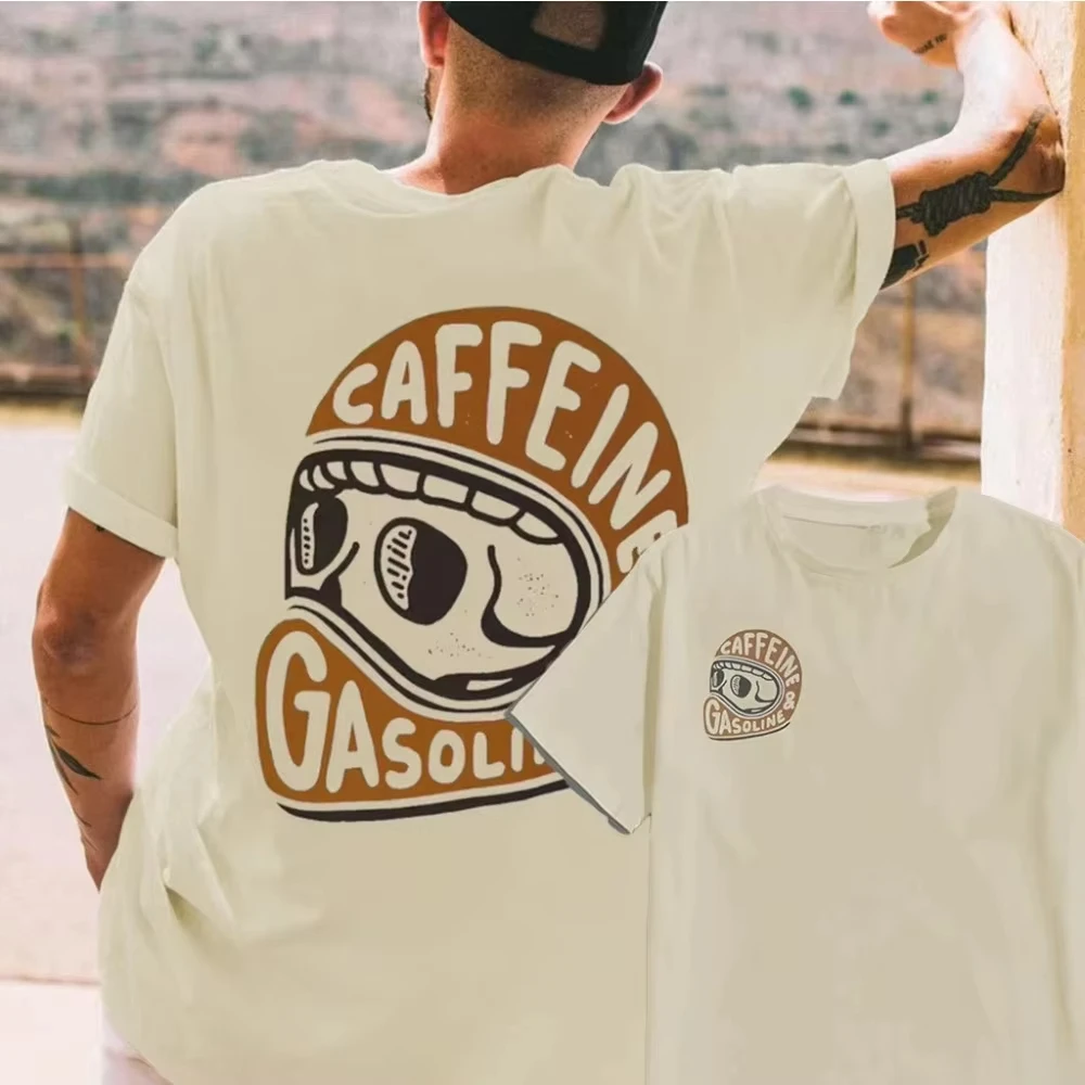 2026 Latest Original Pattern Printed Cotton T-shirt Men's Summer Casual Top Short Sleeve Classic Fashion Crew-neck T-shirt