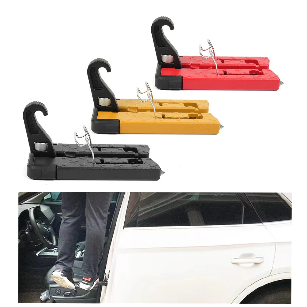 Universal Car Door Step Overlanding Gear Multi-Functional Latch Door Step Roof Rack Car Awning Accessories Easy Roof Access