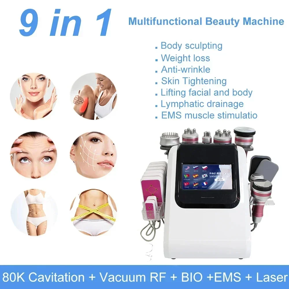 Device Facial Tightening Remove Wrinkles Machine 1 mhz 40 k Slimming Face Lifting Machine