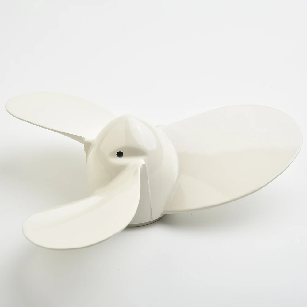 for 2hp Propeller 55mm Replacement White Aluminum Alloy For Marine Boat Motor for outboard Part New Useful High Quality