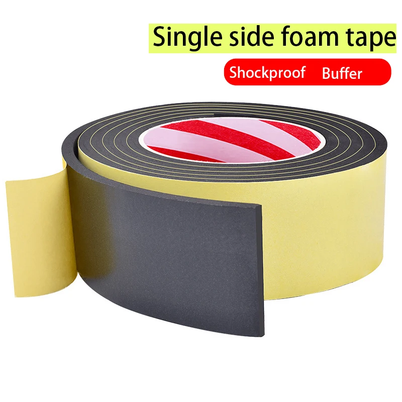 1-3mm Thickness Sponge EVA Adhesive Tape Single Side Foam Anti-Collision Seal Strip width 5/10/15/20/25/30/35/40/50/60/80/100mm