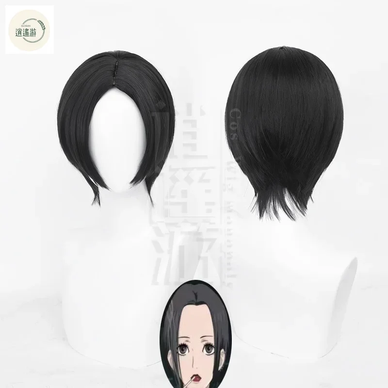 Anime Oosaki Nana Cos Wig 30CM Black Short Hair Heat Resistant Synthetic Hair Halloween Party Cosplay Wigs Wig Cap