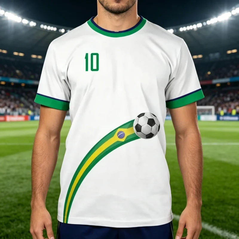 Brazil Football Jersey 2026 - National Team Fan Tee