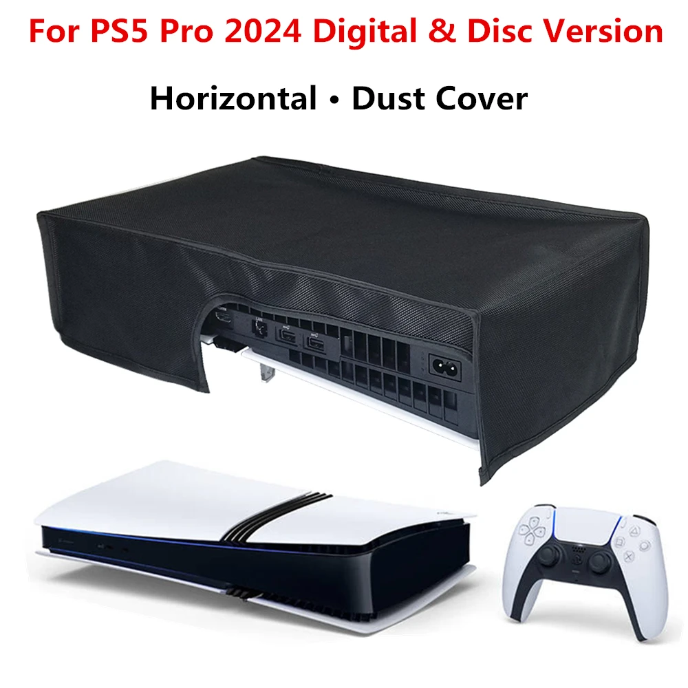 

Anti-Scratch Dustproof Sleeve for PS5 Pro Console Gaming Horizontal Dust Cover Protective Accessory