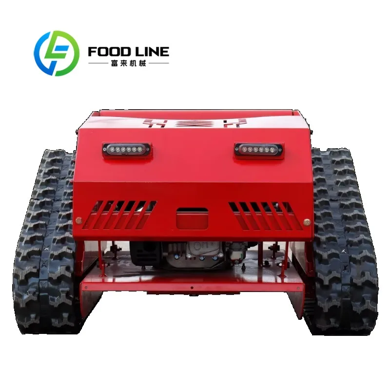 Wireless Remote Control Lawn Mower Gas Powered High Power Grass Cutting Machine For Golf Course Sports Ground Large Estate