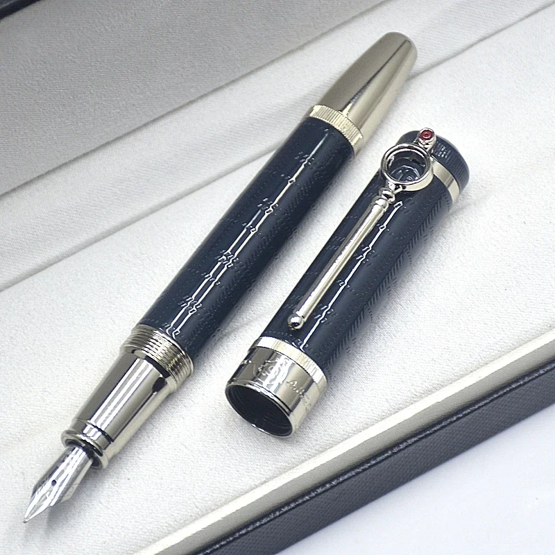 luxury Blue / Black MB ballpoint pen / Fountain pen Business office stationery supplies write ball roller ball pen