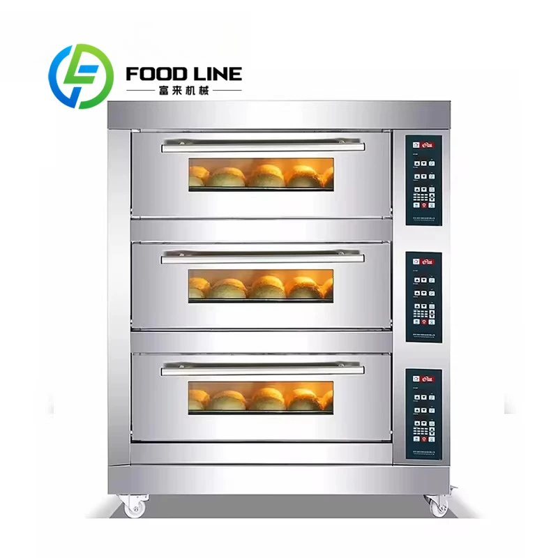 customize European Style Smart Oven 3 6 9 Tray Programmable Baking Dehydrating Commercial Kitchen Appliance