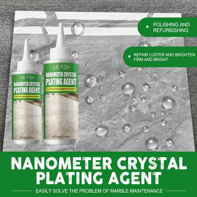 Agente de revestimiento de cristal de piedra, Nano agente de revestimiento de vidrio, reparación de arañazos de mármol, renovación, película protectora impermeable de larga duración