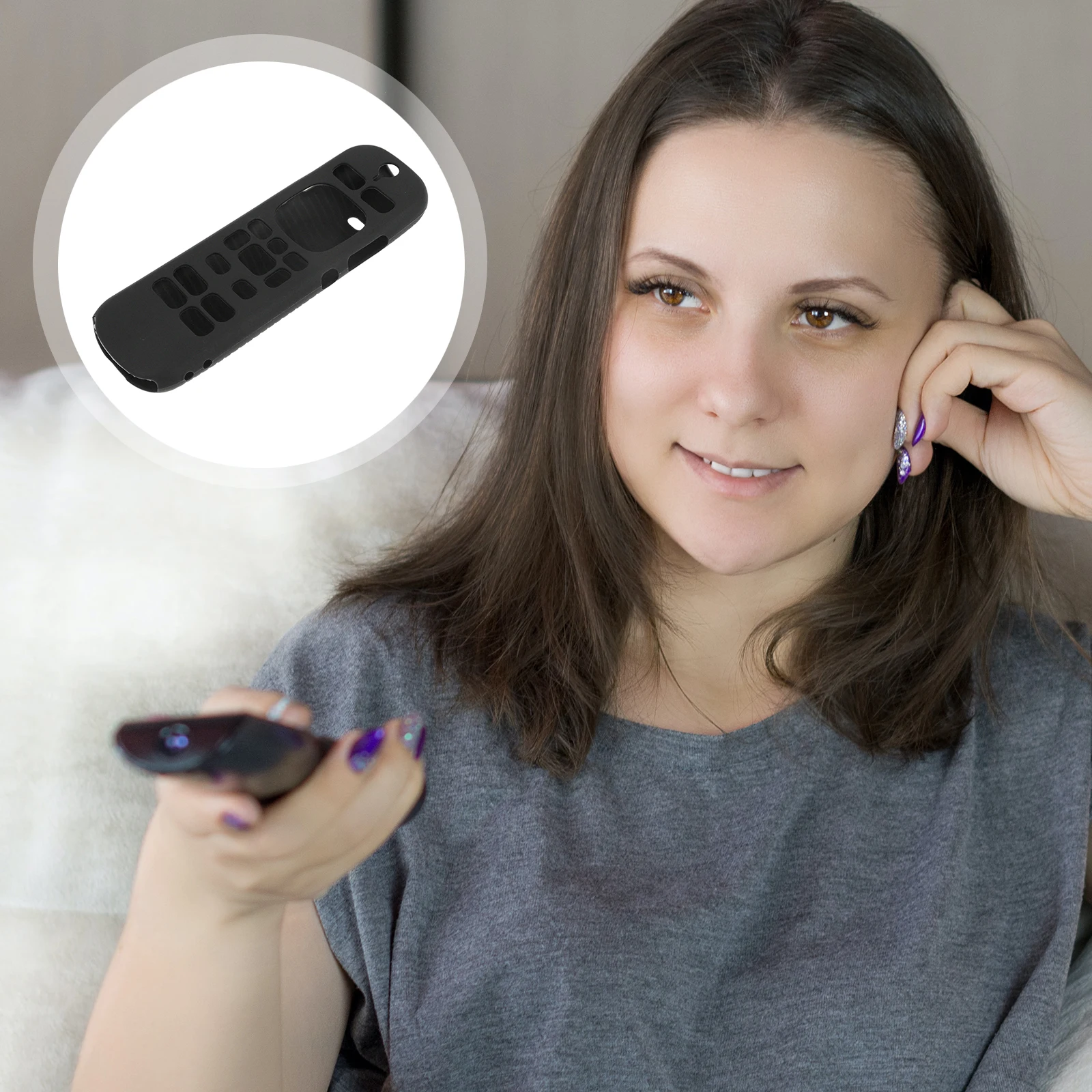 

Dust-Proof Remote Controller Cover Silicone Protector Shockproof Anti-Slip Scratch Resistant Flexible for Remote