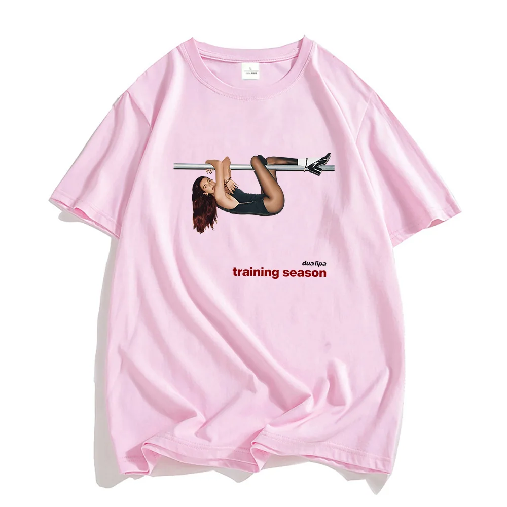 Dua-Lipa Singer Printing T-shirts Summer Harajuku Hip Hop Tee-shirt Cotton Short Sleeve Casual Tshirts Hombre Aesthetic Tees Top