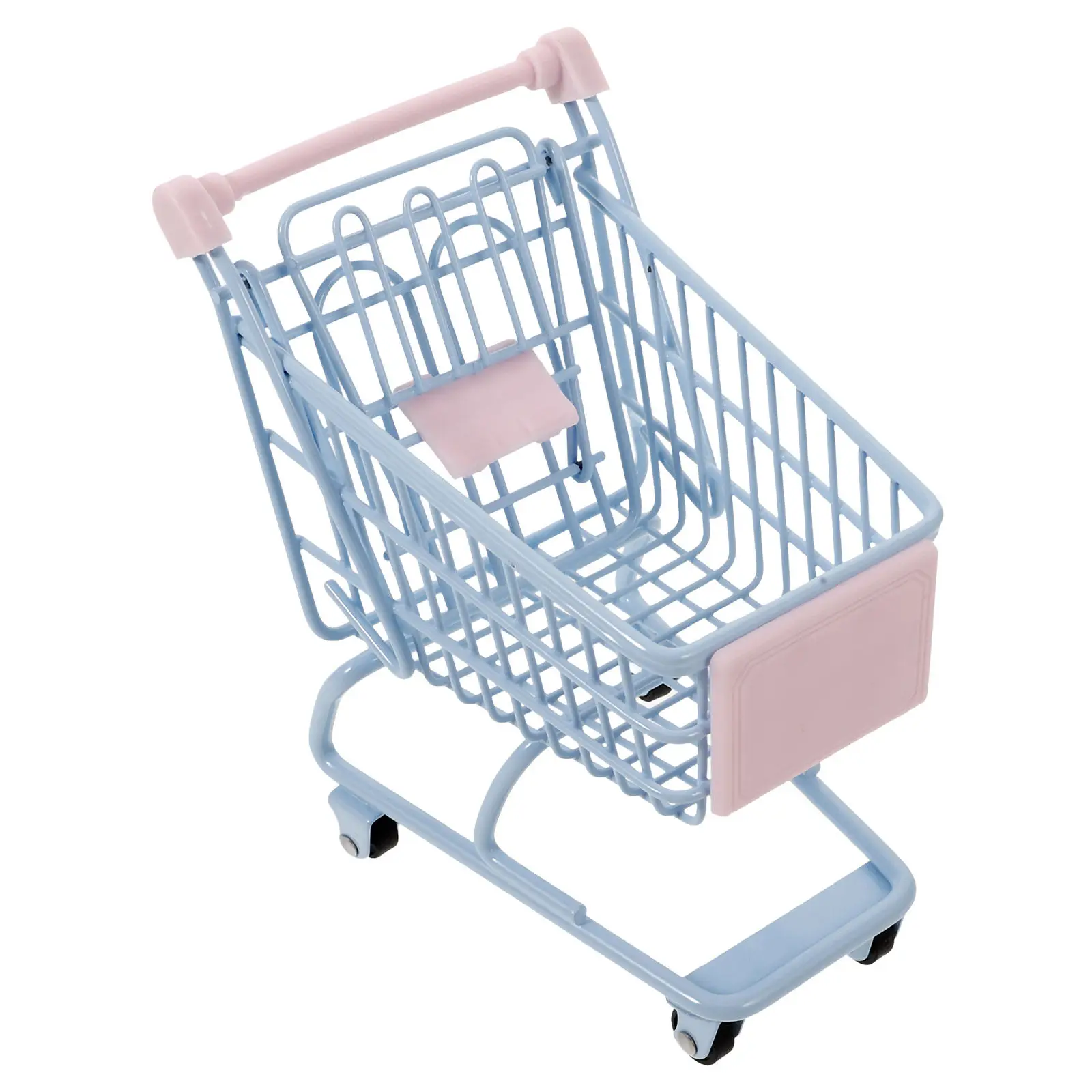 

Миниатюрная тележка для покупок, настольный органайзер, реквизит для фотосессий, практичная и прочная маленькая тележка для супермаркета