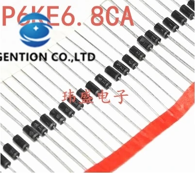 50PCS P6KE6. 8 ca two-way TVS transient suppression diodes DO-15 in stock 100% new and original