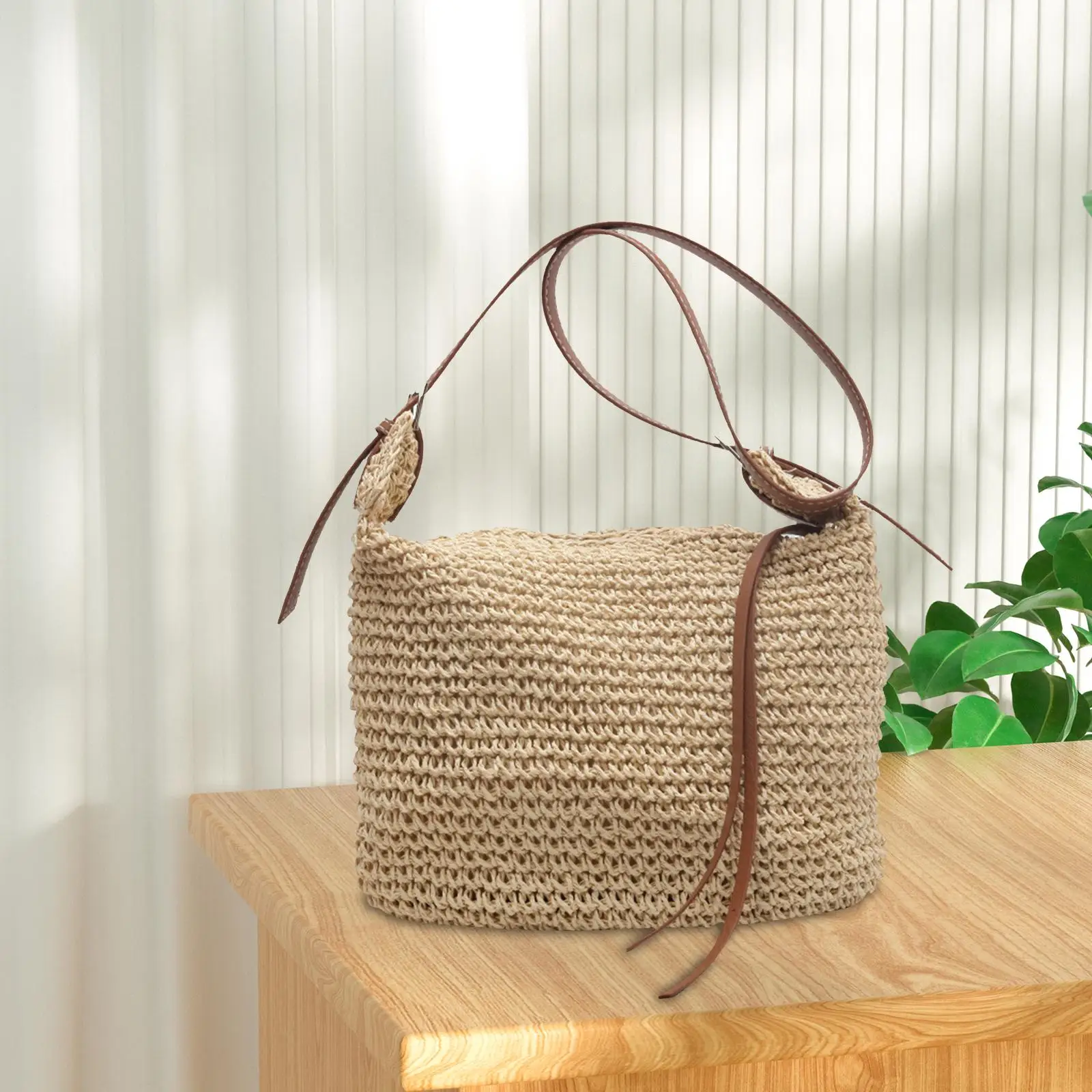 Elegante bolso de hombro para mujer, bolsa cruzada ajustable elegante para el trabajo de verano