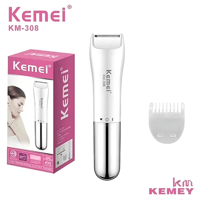 KEMEI Km-308 Battery Professional Hair Removal Device Electric Hair Removal Device Women's Razor