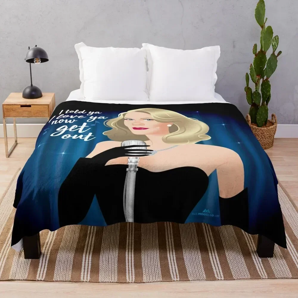 

Now get out! Throw Blanket Luxury warm winter Bed Decorative Sofa Blankets