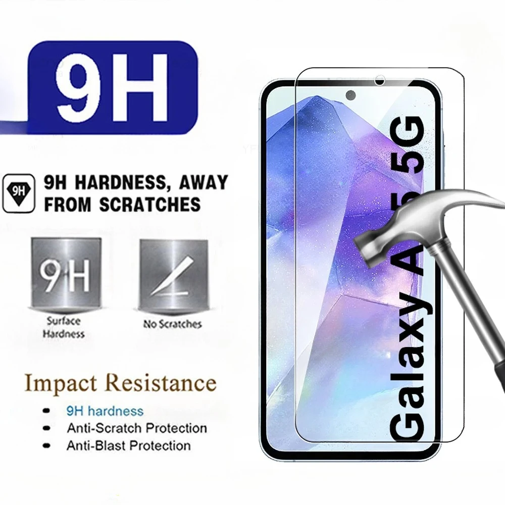 4 шт. закаленное стекло для Samsung Galaxy A55 A56 A52 A72 A71 HD Защитная пленка экрана F16 F15 F06 F05 Фото №5