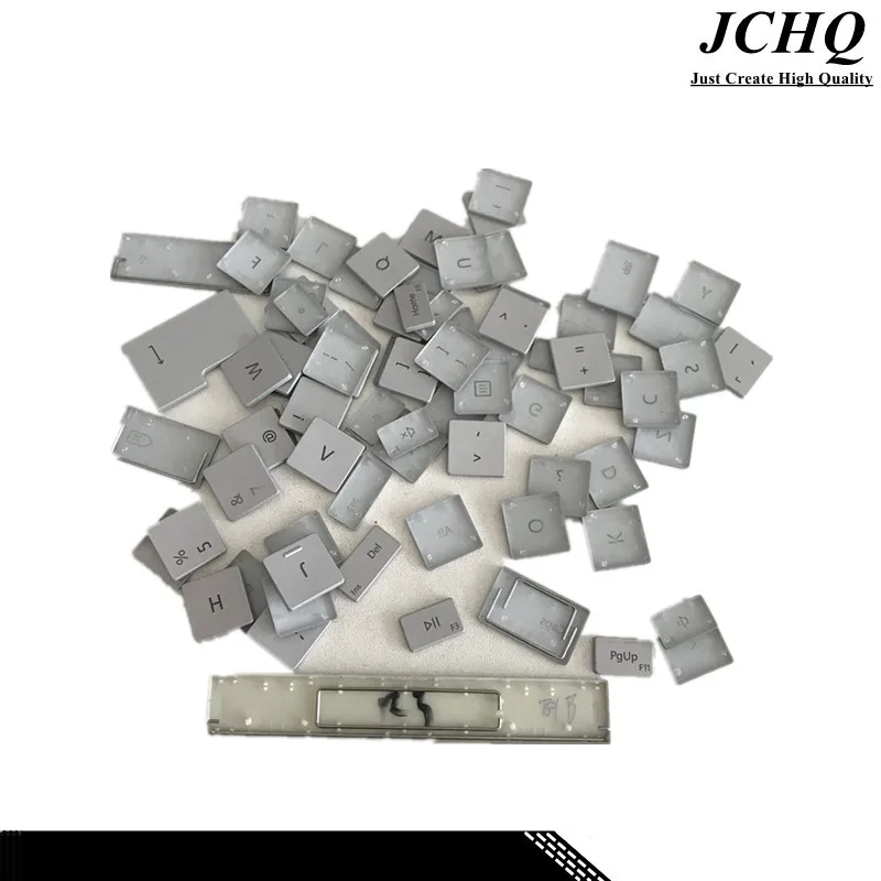 JCHQ Silver Keyboard Replacement  US Spain Keycaps for Surface Book 3 1907 15inch