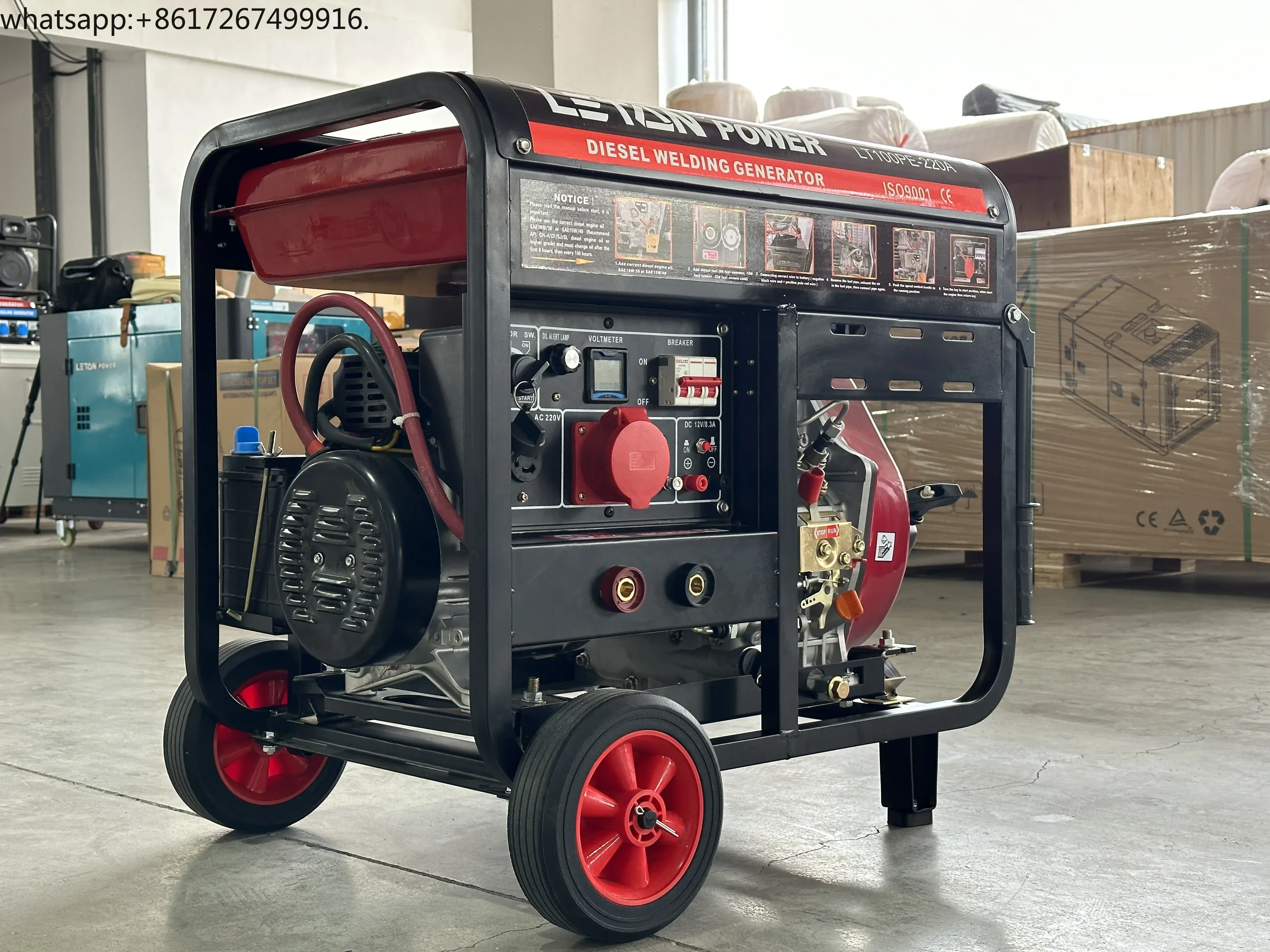 

SxhLETON POWER 100A 200A 250A 10kVA 8 KW Welder Generator Welding Machine Generator Generator For Home Use Generador