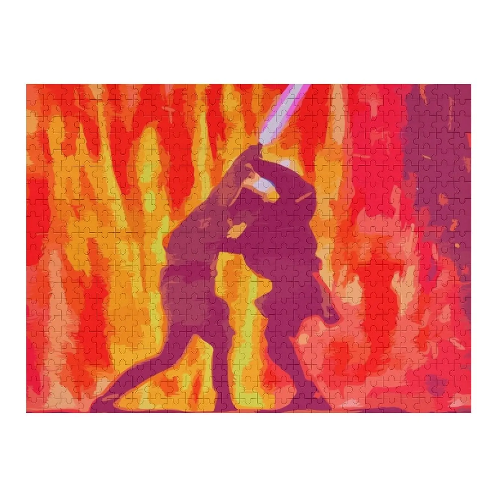 

Anakin and Obi-Wan's Duel Jigsaw Puzzle Personalized Gifts Customized Toys For Kids Puzzle