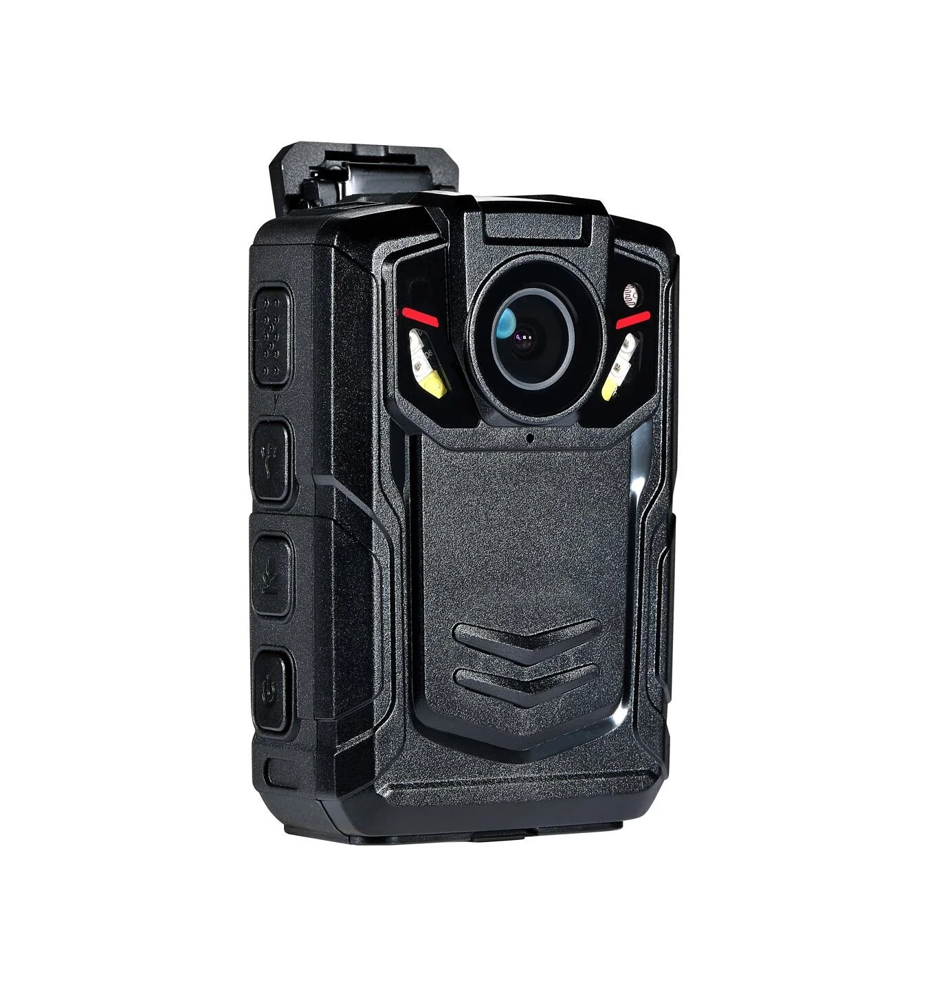 Supporto per videocamera con registrazione HD da 18 ore Telecamera indossata dal corpo DeWarp per visione notturna 4G EIS per guardia di sicurezza