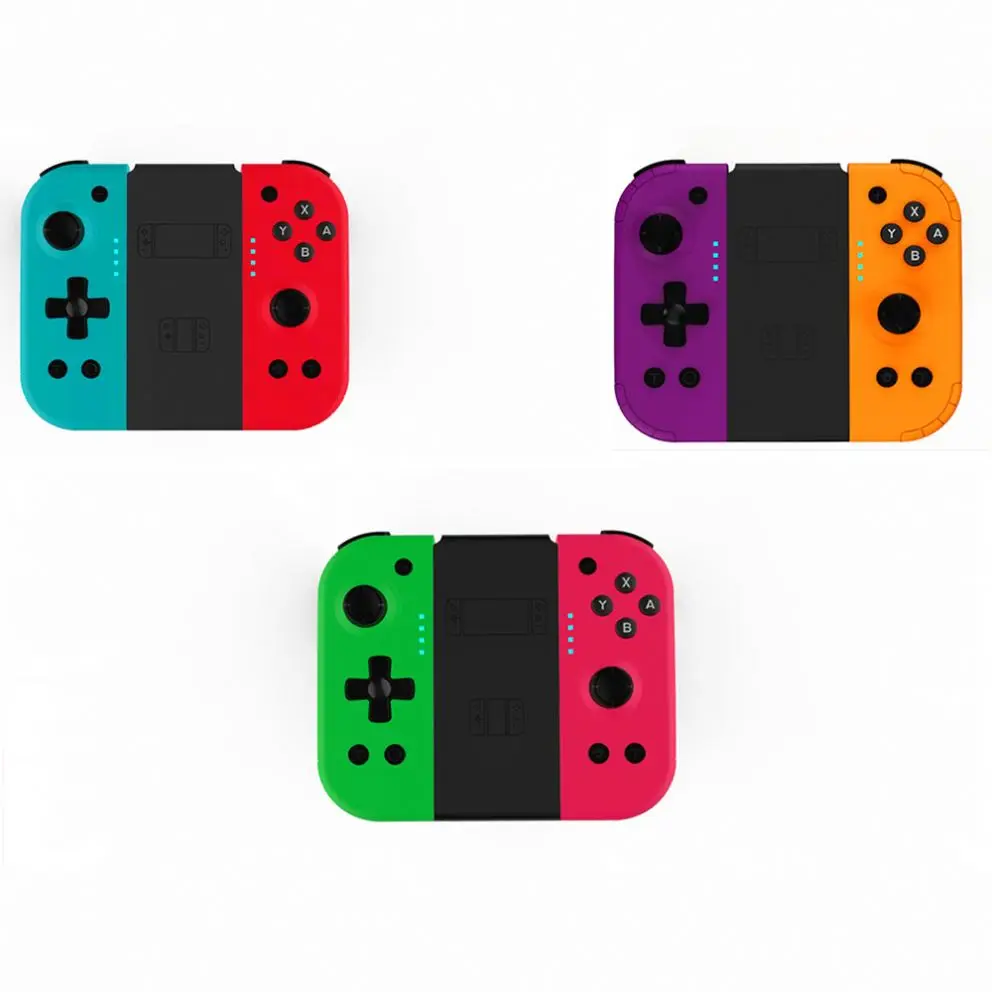 سويتش Joypad وحدة تحكم الألعاب اللاسلكية اليسار واليمين عصا التحكم NS Bt Gamepad Grip