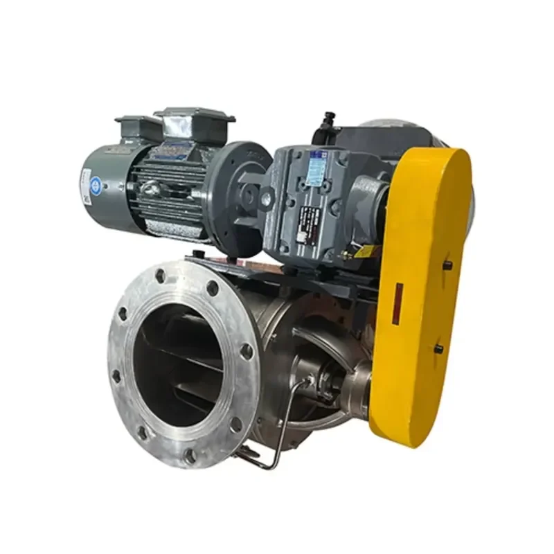 Electric Control Smooth Surface Rotary Airlock Feeder Valve with OEM Support for Easy Cleaning in Food & Beverage Industry