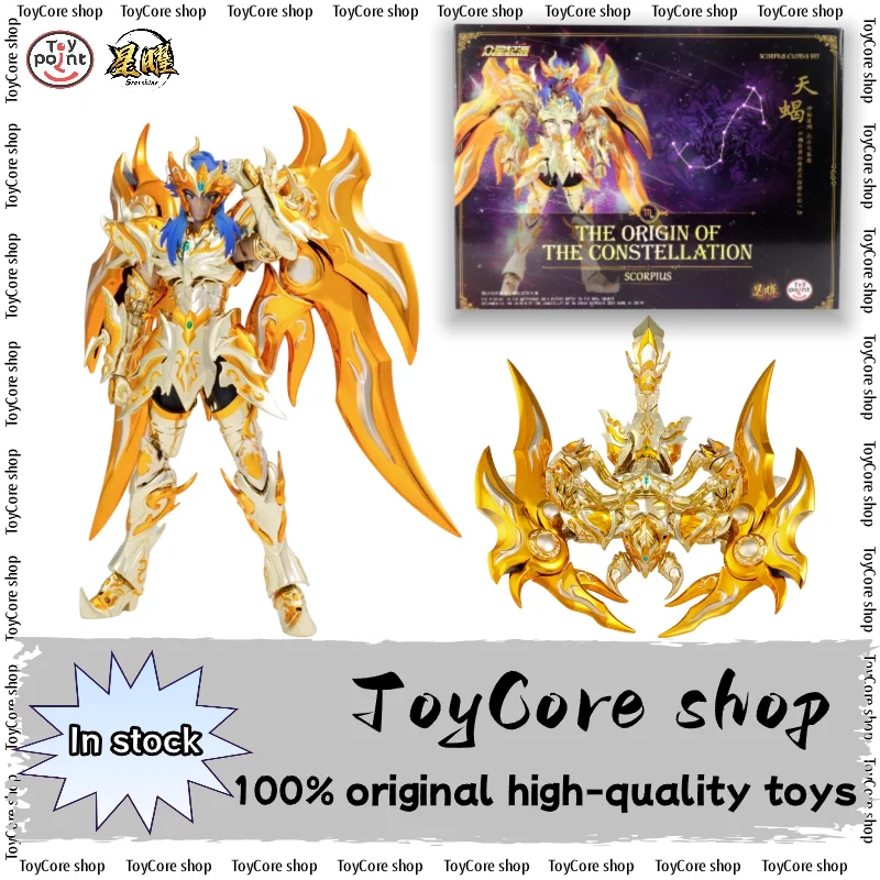 Scorpio Action Figure Toypoint Origin of All Stars Star Edition Alloy Diecast Articulated Collectible 18cm Anime Model