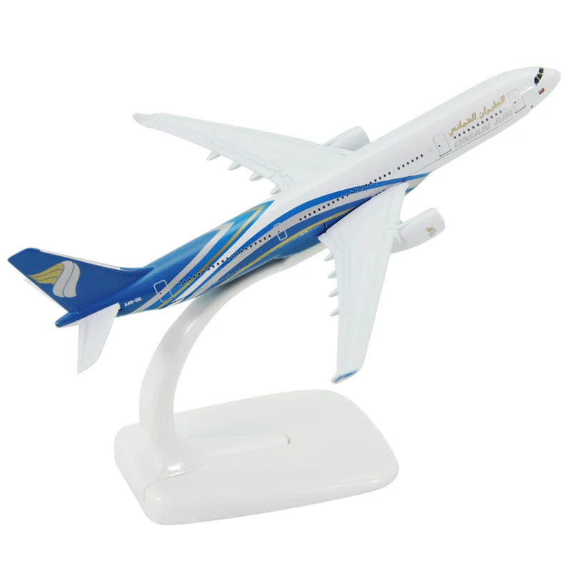 JASON TUTU-Modèle d'avion en métal moulé sous pression 1:400, Oman Air, Airbus A330, 16cm, livraison directe