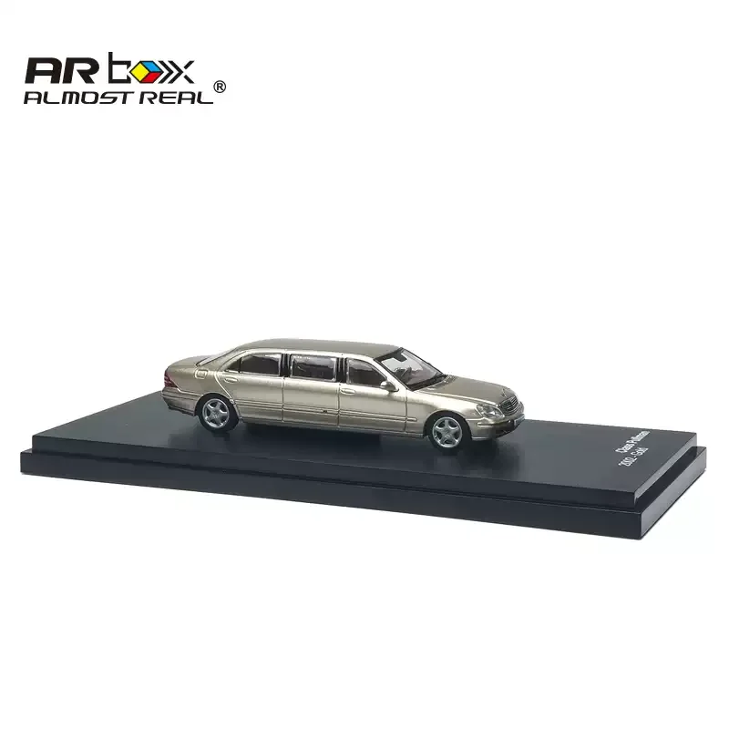 AR box Diecast 1:64 Scale S-Class (W220) Pullman Extended Edition Alloy Car Model Souvenirs Collection Adult Gift Display