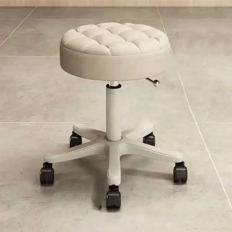 

Light Luxury Barber Chairs Simple Lifting Pulley Manicure Large Work Chairs Beauty Salon Special Stool Home Back Makeup Chair