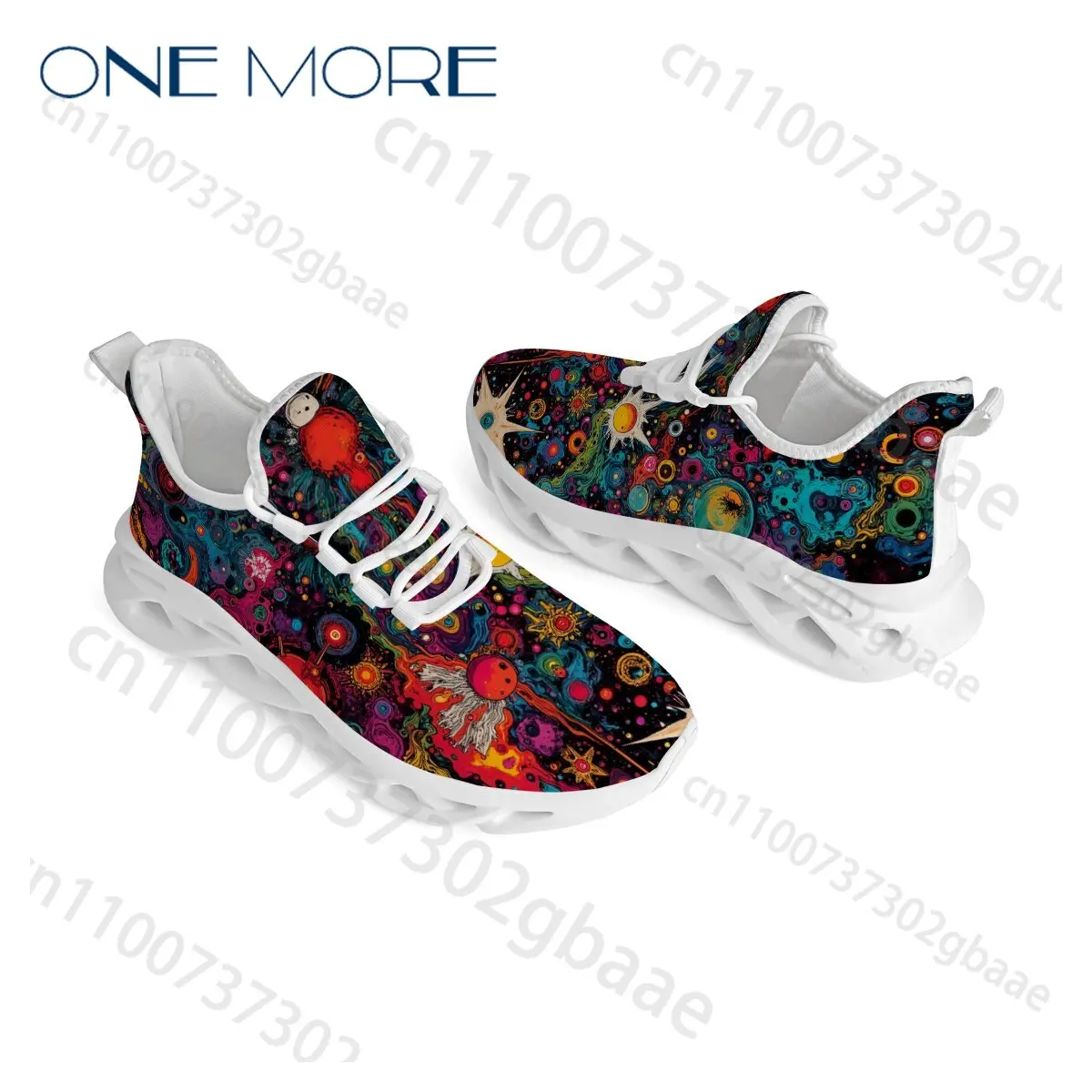 Unisex Youth Adult Casual Sneakers Colour Print Personalized Design Street Black White Board Shoes Size 33-45 Free Shipping