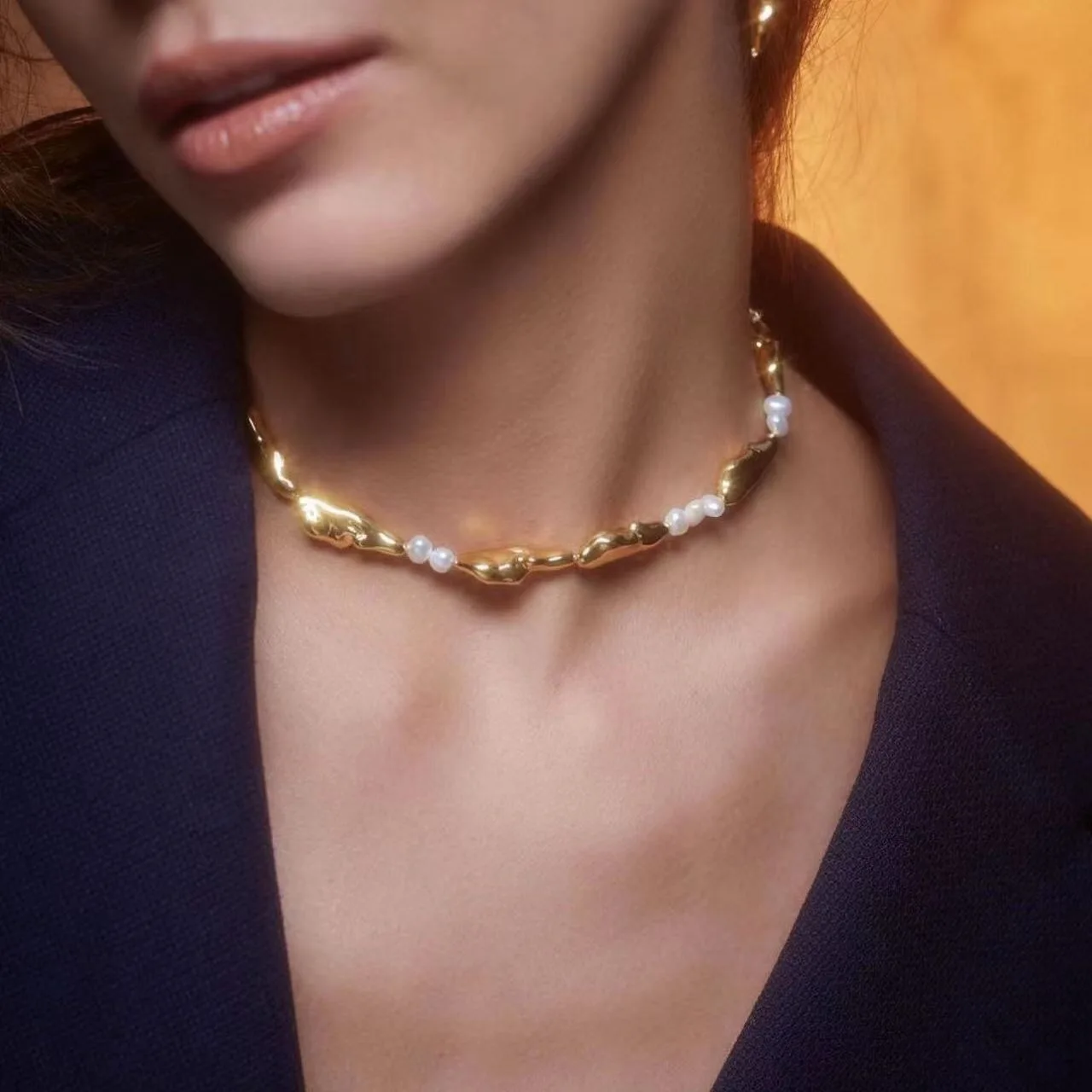 

Luxury Necklaces for Women, Boho Beaded Choker Necklace, Vintage Pearl Jewelry With Gift Box