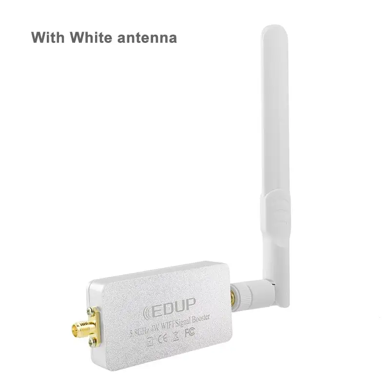 New! WiFi Booster 5.8GHz 4W Wireless Signal Booster Amplifier Plug&Play Detachable Antenna Signal Range Extend for Drone Router