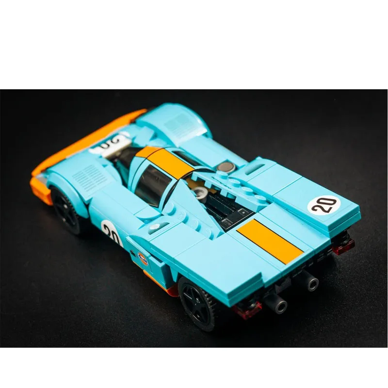 MOC-134392 Ikonische F1 Sportwagenrennen Bausteine Modell 238 Teile MOC Kreative Jungen Kinder Geburtstag Bausteine Spielzeug Geschenk