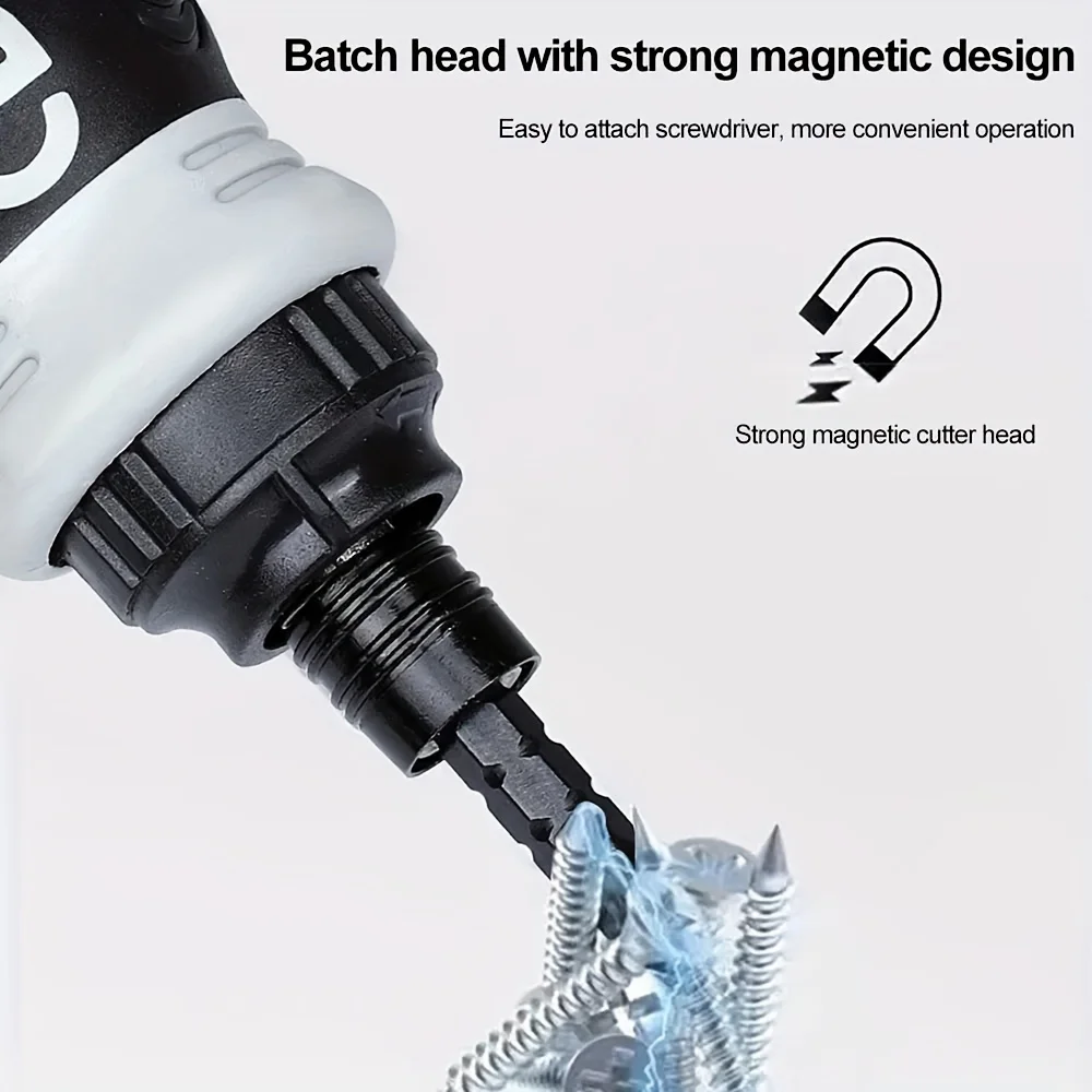 26-in-1 Verstellbarer Ratschen- und Schraubendrehersatz mit Magnetfunktion und mehreren Klingen, einstellbarem Drehmoment. Doppelkopf-Nutzung. – Detail 5