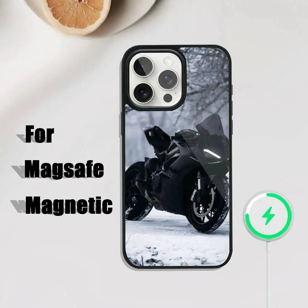 오토바이 레이싱 D-두카티스 폰 케이스 아이폰 17,16,15,14,13,12,11,프로,맥스,플러스,미니,SE4,E 마그네틱 맥세이프 무선 충전