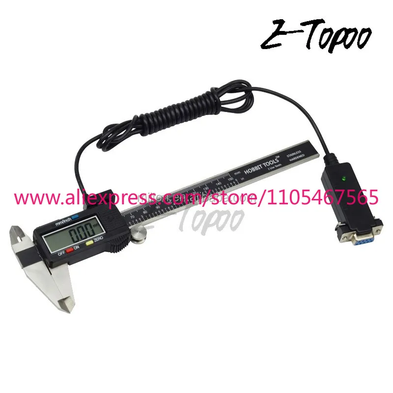 0-150Mm Digital Caliper Electronic Measuring Tool Data Output Computer Cable RS232 (9 Hole) Caliber Gauge
