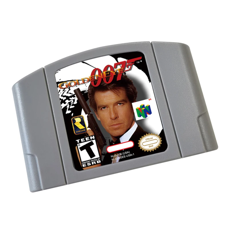 GoldenEye-007 Video Game Cartridge US Version For N64 Game Console