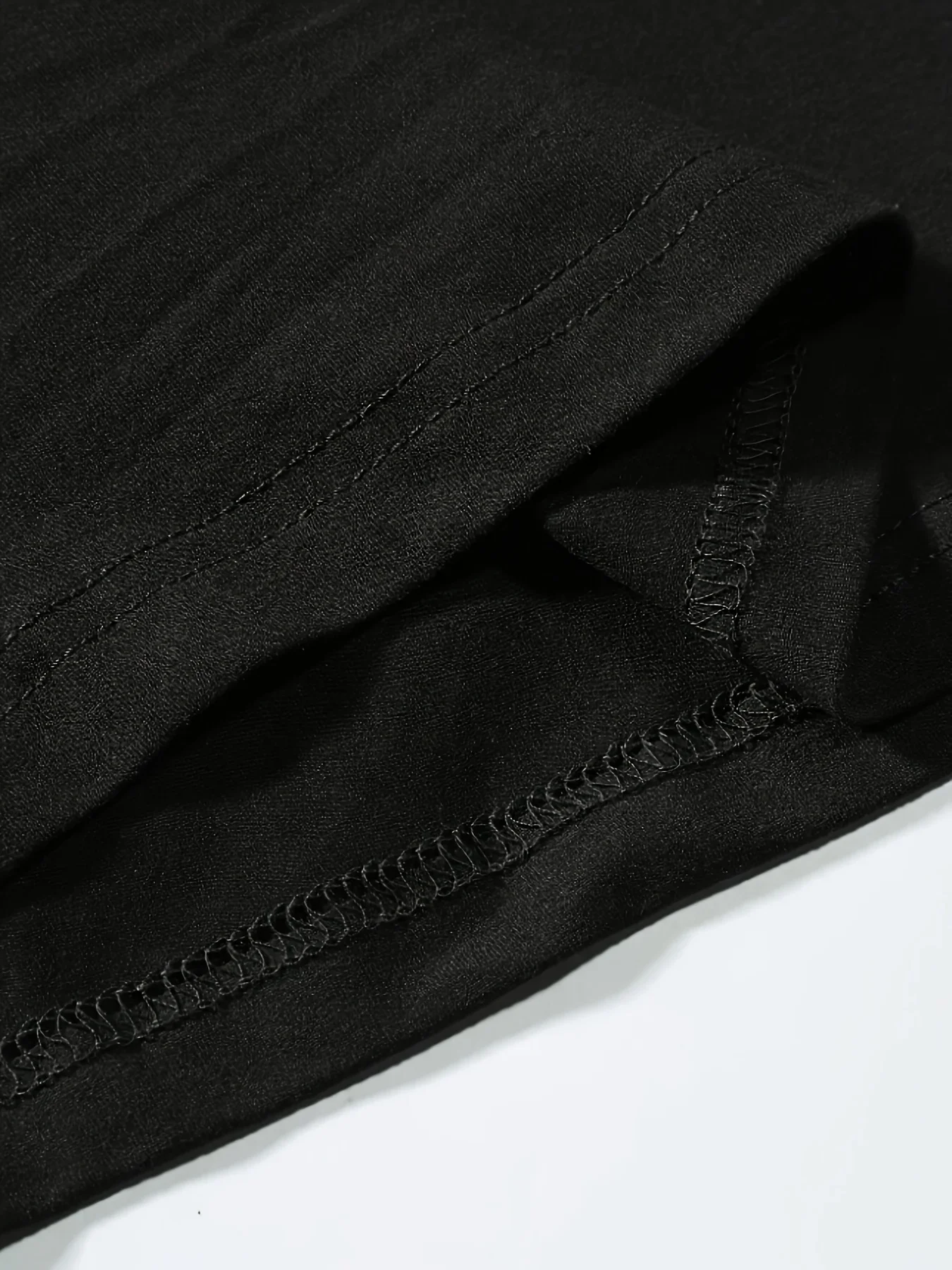 تي شيرت برسومات لوس أنجلوس 77 للرجال - تي شيرت أسود ملابس الشارع مع لهب أبيض وطباعة أرقام وأكمام قصيرة ورقبة دائرية #5