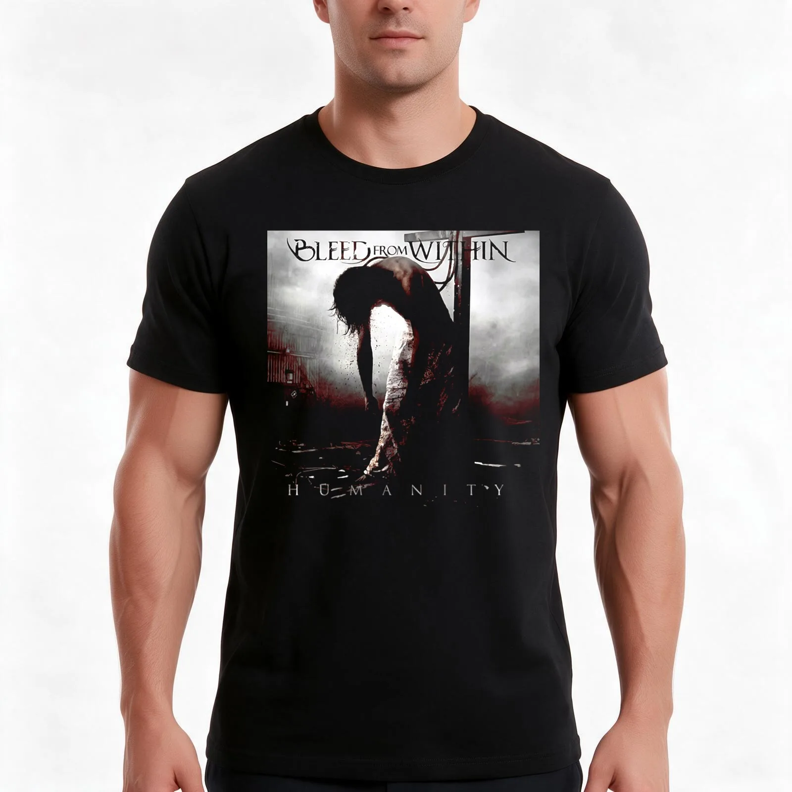My Favorite People Bleed From Within Humanity Idol Gift Fot You T-Shirt Summer Casual Cotton Tee Oversized Streetwear Tops