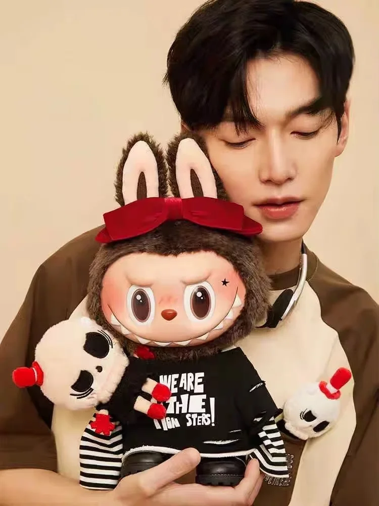 Genuine Stock Labubu Catch Me If You Like Me Valentine Day Limited Edition Vinyl Doll Blind Box Large Doll Couple Edition