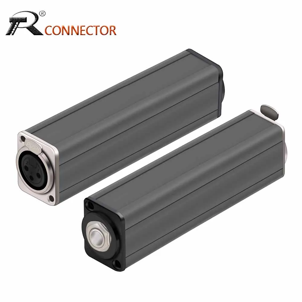 

1pc 6.35mm 3Pin Female to 3Pin XLR Female Audio MIC Socket Panel Mount Chassis Connector Speaker Extension Coupler Adapter