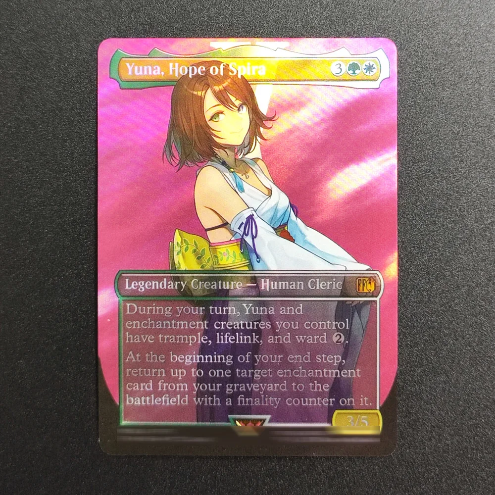 Carte da Gioco Proxy TCG Magic FIN FIC Sephiroth, Fabled SOLDIER Cloud, Mercenario di Midgar Yuna, Carta da Collezione Hope of Spira