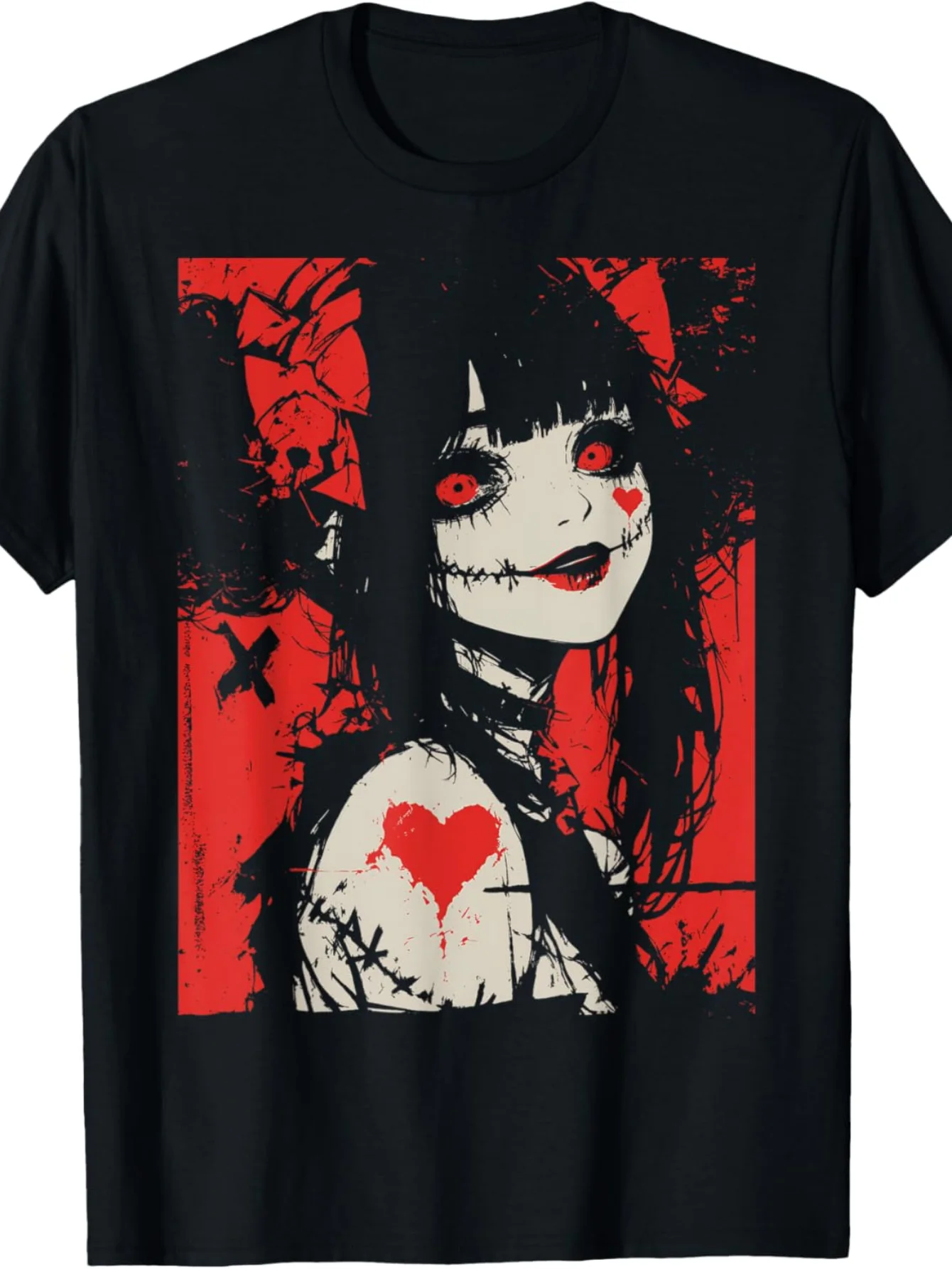 

Halloween Horror Elements Graphic Printing Summer Autumn Winter Cotton Men's and Women's T-shirts Short Sleeves Luxury Outdoor