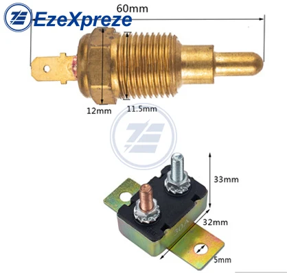 New 5 Pins 200-185 Degre Engine Cooling Fan Thermostat Temp Switch Sensor Relay Kit Interior Parts Car Autoparts Accessories