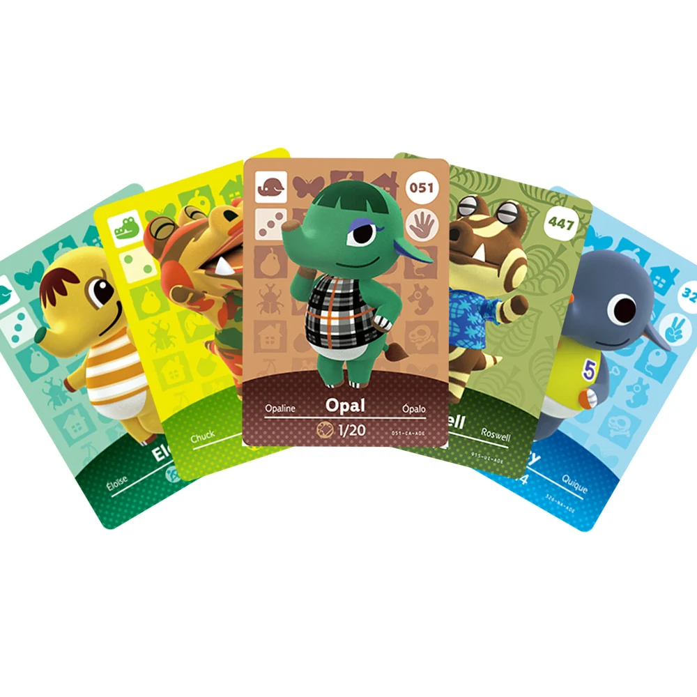 Da 038 a 074 Animal Crossing: New Horizons Gioco di carte Carte NFC di alta qualità Tag di carte animali per NS Switch Wii U Set