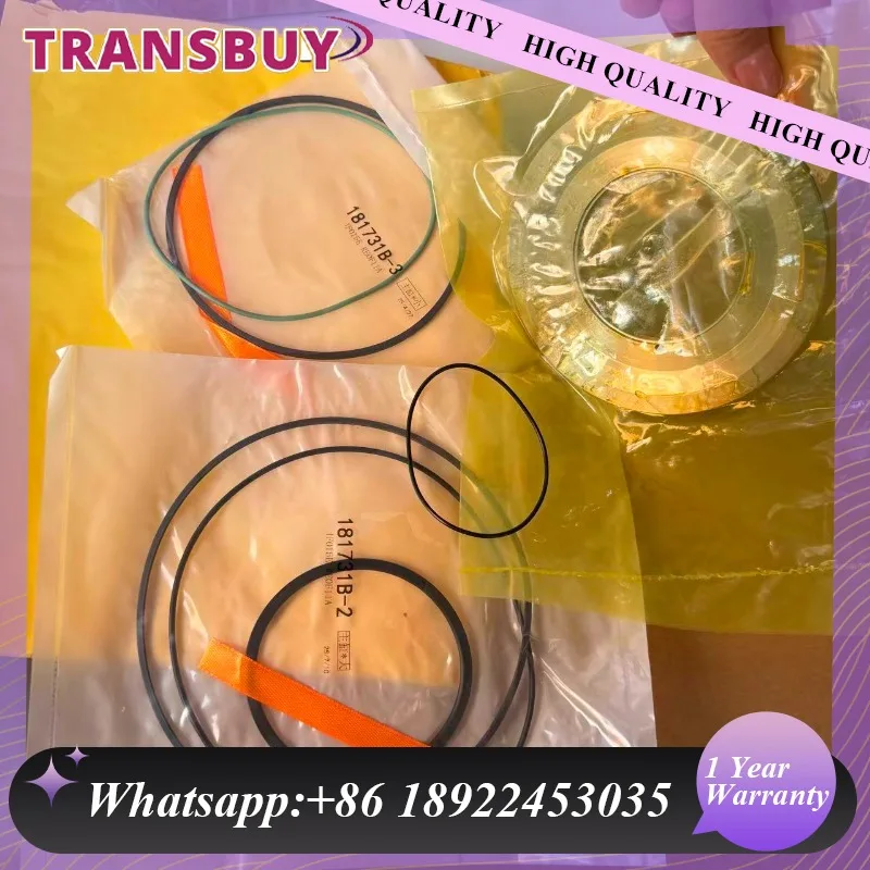 

JF015E RE0F11A Ремкомплект уплотнения шкива трансмиссии и масляного кольца для Nissan Mitsubishi, автозапчасти, барабанный поршень JF015 CVT