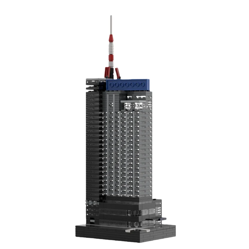 

MOC Building Tower Style Series Model - Small Particle Assembly Toy Building Blocks - 1089 Pieces - Suitable for All Hobbyists t