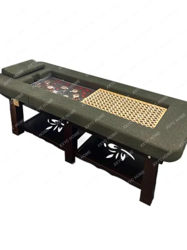 Beauty  Smoke-Free Moxibustion Bed Ear Cleaning Massage Spa Bed Whole Body Physiotherapy