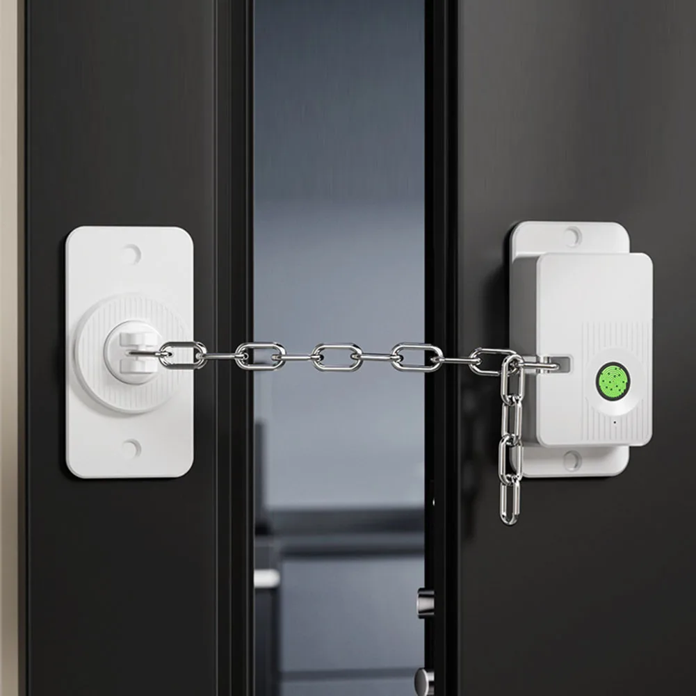 Fingerprint Lock For Child Safety Smart Easy To Use Type-C Interface Fast Charging Sliding Door And Window Lock Limiter